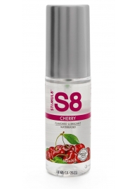 Смазка на водной основе S8 Flavored Lube со вкусом вишни - 50 мл. - Stimul8 - купить с доставкой в Волгодонске