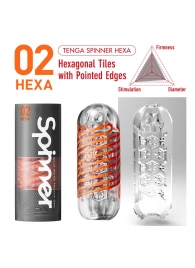 Мастурбатор SPINNER Hexa - Tenga - в Волгодонске купить с доставкой