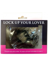 Черные меховые наручники Love с ключиками - Baile - купить с доставкой в Волгодонске