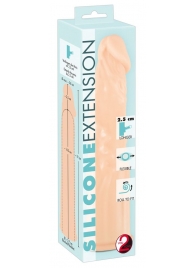 Телесная насадка-удлинитель Silicone Extension - 19 см. - Orion - в Волгодонске купить с доставкой