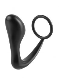 Эрекционное кольцо с анальной пробкой Ass-Gasm Cockring Plug - Pipedream - в Волгодонске купить с доставкой