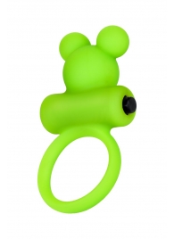 Зеленое виброкольцо на пенис A-Toys - A-toys - в Волгодонске купить с доставкой
