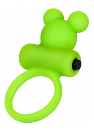 Зеленое виброкольцо на пенис A-Toys - A-toys - в Волгодонске купить с доставкой