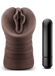 Коричневый мастурбатор-вагина Alexis - Blush Novelties - в Волгодонске купить с доставкой