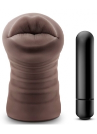 Коричневый мастурбатор-ротик Renee - Blush Novelties - в Волгодонске купить с доставкой