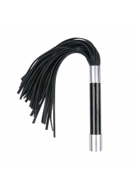Черная плеть Easytoys Flogger With Metal Grip - 38 см. - Easy toys - купить с доставкой в Волгодонске