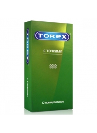 Текстурированные презервативы Torex  С точками  - 12 шт. - Torex - купить с доставкой в Волгодонске
