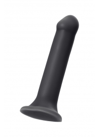 Черный фаллос на присоске Silicone Bendable Dildo XL - 20 см. - Strap-on-me - купить с доставкой в Волгодонске