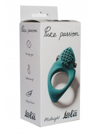 Зеленое эрекционное виброкольцо Pure Passion Midnight - Lola Games - в Волгодонске купить с доставкой