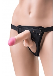 Телесный страпон на трусиках Realstick Hunter - 14,5 см. - ToyFa - купить с доставкой в Волгодонске