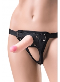 Телесный страпон на трусиках Realstick Jax - 17,9 см. - ToyFa - купить с доставкой в Волгодонске