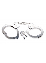 Металлические наручники Beginner s Metal Cuffs - Pipedream - купить с доставкой в Волгодонске