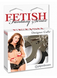 Металлические серебристые наручники Designer Metal Handcuffs - Pipedream - купить с доставкой в Волгодонске