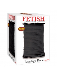 Черная веревка для связывания Bondage Rope - 60,9 м. - Pipedream - купить с доставкой в Волгодонске