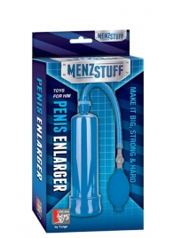Синяя вакуумная помпа MENZSTUFF PENIS ENLARGER - Dream Toys - в Волгодонске купить с доставкой