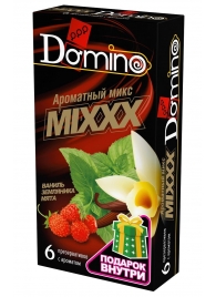 Ароматизированные презервативы DOMINO  Ароматный микс  - 6 шт. - Domino - купить с доставкой в Волгодонске