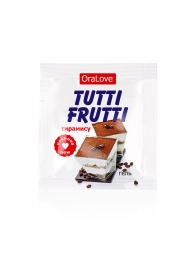 Пробник гель-смазки Tutti-frutti со вкусом тирамису - 4 гр. - Биоритм - купить с доставкой в Волгодонске