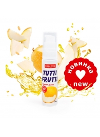 Гель-смазка Tutti-frutti со вкусом сочной дыни - 30 гр. - Биоритм - купить с доставкой в Волгодонске