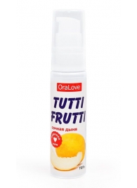 Гель-смазка Tutti-frutti со вкусом сочной дыни - 30 гр. - Биоритм - купить с доставкой в Волгодонске