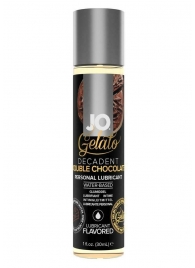 Лубрикант с ароматом шоколада JO GELATO DECADENT DOUBLE CHOCOLATE - 30 мл. - System JO - купить с доставкой в Волгодонске