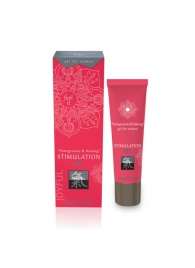 Возбуждающий интимный гель для двоих STIMULATION GEL Pomegranate   Nutmeg - 30 мл. - Shiatsu - купить с доставкой в Волгодонске