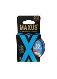 Классические презервативы в пластиковом кейсе MAXUS Classic - 3 шт. - Maxus - купить с доставкой в Волгодонске