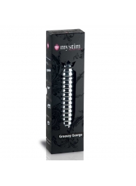 Рельефный фаллос для интенсивного электросекса Groovey George - 20 см. - MyStim - купить с доставкой в Волгодонске