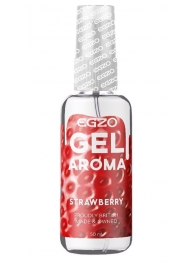 Интимный лубрикант EGZO AROMA с ароматом клубники - 50 мл. - EGZO - купить с доставкой в Волгодонске