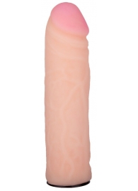Пояс-трусики с насадкой Glamour Silver - 15,5 см. - LOVETOY (А-Полимер) - купить с доставкой в Волгодонске