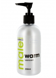 Лубрикант с согревающим эффектом MALE Cobeco Warm Lubricant - 250 мл. - Cobeco - купить с доставкой в Волгодонске