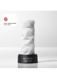 Белый 3D мастурбатор POLYGON - Tenga - в Волгодонске купить с доставкой