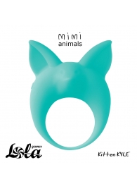 Зеленое эрекционное кольцо Kitten Kyle - Lola Games - в Волгодонске купить с доставкой
