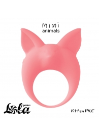 Оранжевое эрекционное кольцо Kitten Kyle - Lola Games - в Волгодонске купить с доставкой