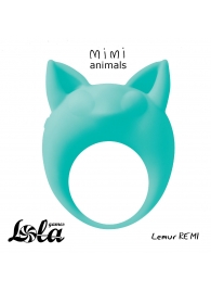 Зеленое эрекционное кольцо Lemur Remi - Lola Games - в Волгодонске купить с доставкой