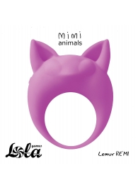 Фиолетовое эрекционное кольцо Lemur Remi - Lola Games - в Волгодонске купить с доставкой