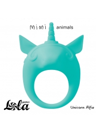 Зеленое эрекционное кольцо Unicorn Alfie - Lola Games - в Волгодонске купить с доставкой