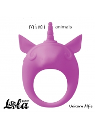 Фиолетовое эрекционное кольцо Unicorn Alfie - Lola Games - в Волгодонске купить с доставкой