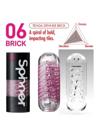 Мастурбатор SPINNER Brick - Tenga - в Волгодонске купить с доставкой