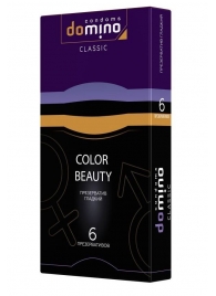 Разноцветные презервативы DOMINO Colour Beauty - 6 шт. - Domino - купить с доставкой в Волгодонске