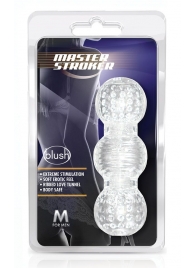 Прозрачный фигурный мастурбатор Master Stroker - Blush Novelties - в Волгодонске купить с доставкой