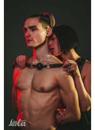 Черный кляп Love Addict на замочке - Lola Games - купить с доставкой в Волгодонске