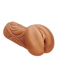 Кофейный мастурбатор-вагина Dumpling - Lola Games - в Волгодонске купить с доставкой