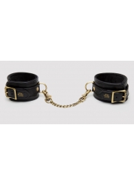 Черные оковы на ноги Bound to You Faux Leather Ankle Cuffs - Fifty Shades of Grey - купить с доставкой в Волгодонске