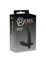 Черный вибромассажер простаты Naughty Finger Prostate Vibe - 13,8 см. - Orion - в Волгодонске купить с доставкой