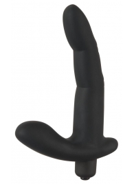 Черный вибромассажер простаты Naughty Finger Prostate Vibe - 13,8 см. - Orion - в Волгодонске купить с доставкой