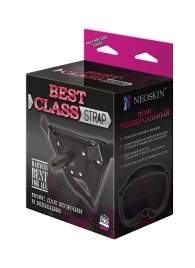 Черный пояс для насадок BEST CLASS STRAP - LOVETOY (А-Полимер) - купить с доставкой в Волгодонске