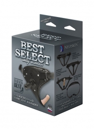 Пояс HARNESS BEST SELECT с вагинальной пробкой - LOVETOY (А-Полимер) - купить с доставкой в Волгодонске