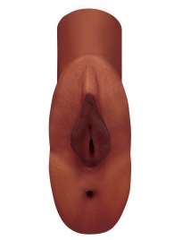 Коричневый мастурбатор Perfect Pussy Double Stroker - Pipedream - в Волгодонске купить с доставкой