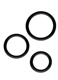 Набор из 3 эрекционных колец SILICONE COCKRINGS - Dream Toys - в Волгодонске купить с доставкой