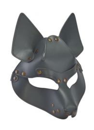 Серая маска Wolf с клепками - Sitabella - купить с доставкой в Волгодонске